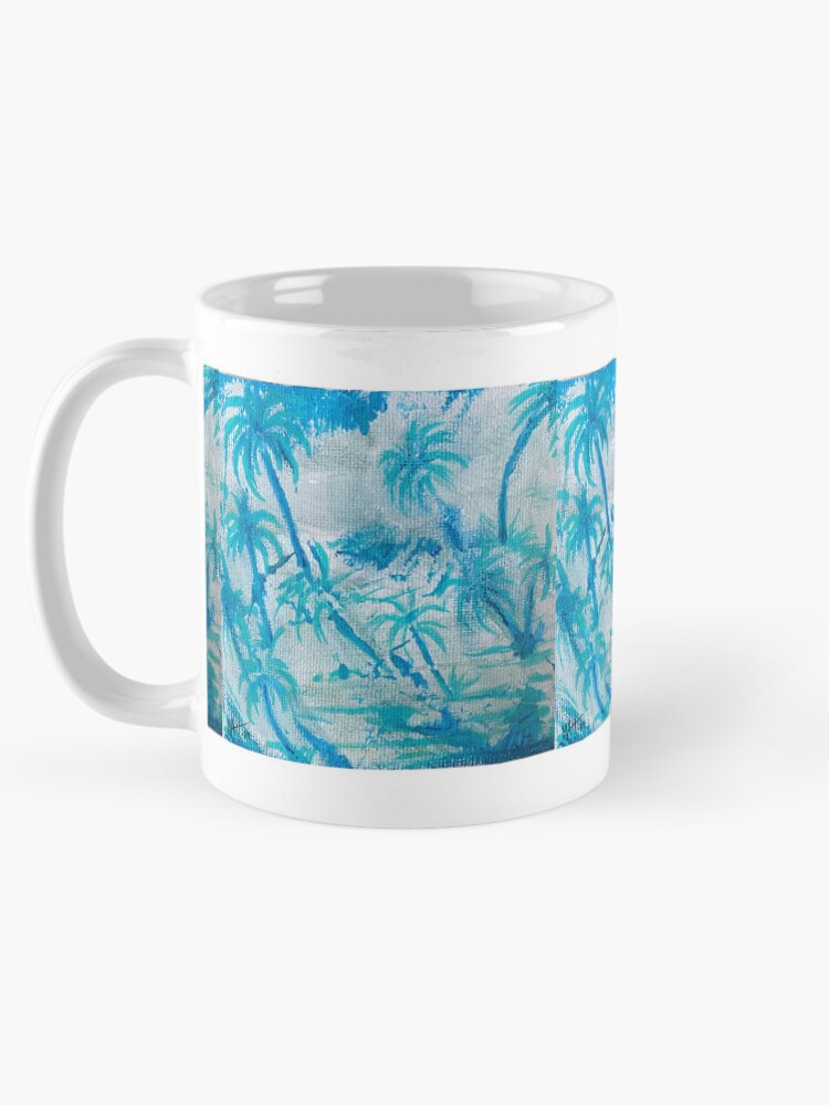 Thumbnail 5 of 6, Coffee Mug, Palm Tree Pattern designed and sold by MatrixTattoo.