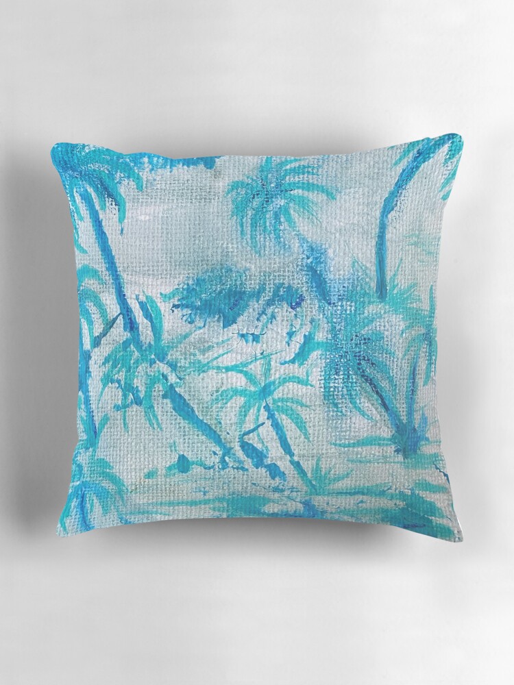 Thumbnail 3 of 4, Pillow, Palm Tree Pattern  designed and sold by MatrixTattoo.