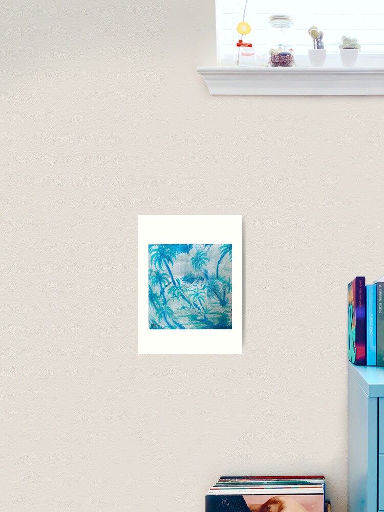 Thumbnail 2 of 3, Art Print, Palm Tree Pattern designed and sold by MatrixTattoo.