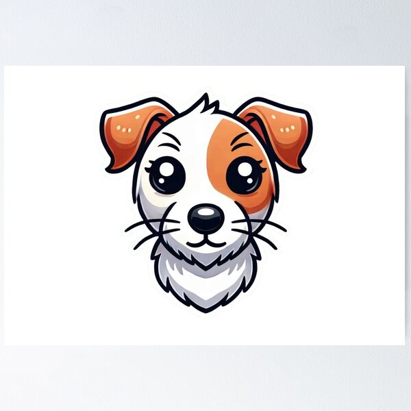 Item preview, Jack Russell Terrier Dog Head  designed and sold by ArtistEmbrace.