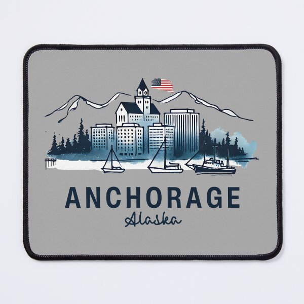 Artikelvorschau, Anchorage, Alaska - 24. April 2018: Anchorage, Alaska - 24. April 2018 entworfen und verkauft von HowToCanadian.