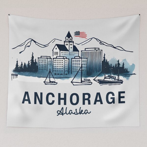Item preview, Anchorage Alaska designed and sold by HowToCanadian.