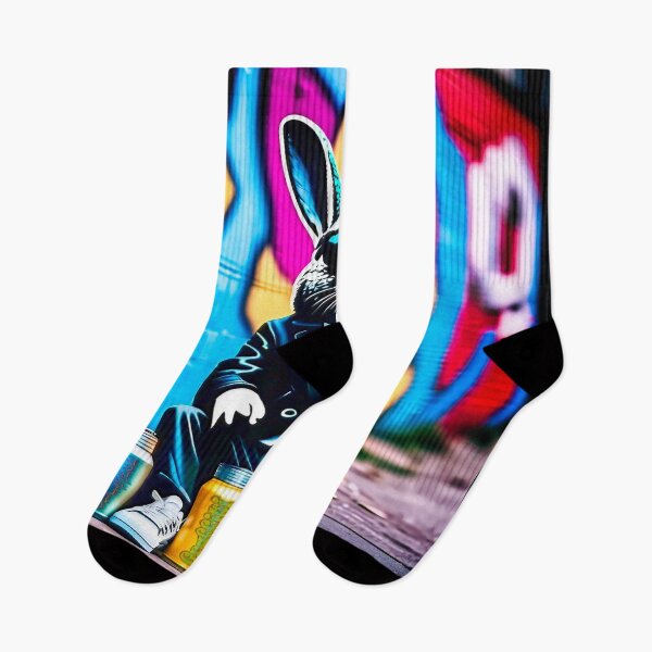 Item preview, Urban graffiti street art Rabbit designed and sold by Drone-tees.