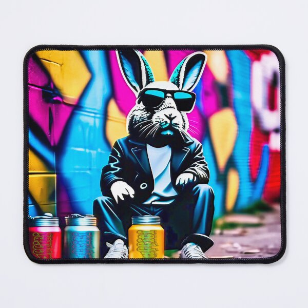 Item preview, Urban graffiti street art Rabbit designed and sold by Drone-tees.