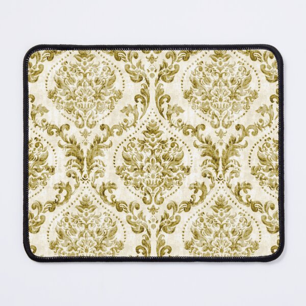 Item preview, elegant damask brocade watercolor gold designed and sold by Alessandro Remo Mazzoni Remotextiles.