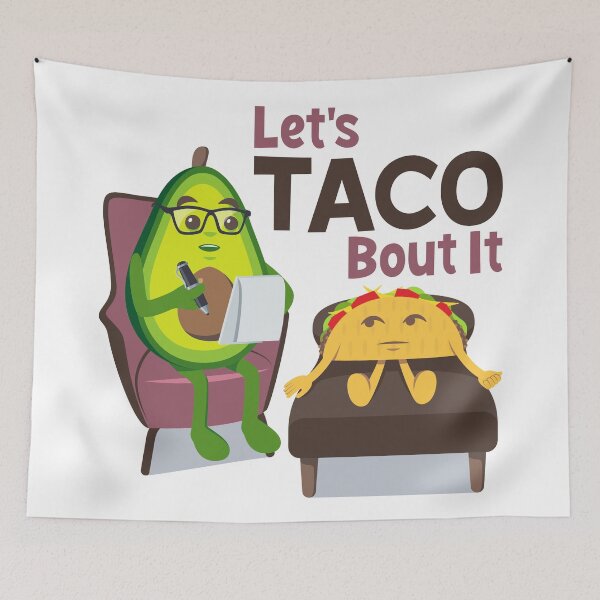 Item preview, JoyPixels™ Lets Taco Bout It Avocado Emoji designed and sold by JoyPixels.