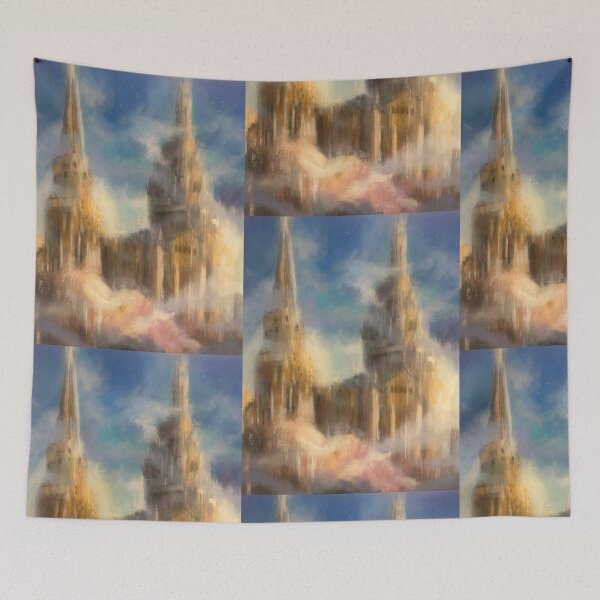 Item preview, Golden Castles in the Sky designed and sold by Artdesrapides.
