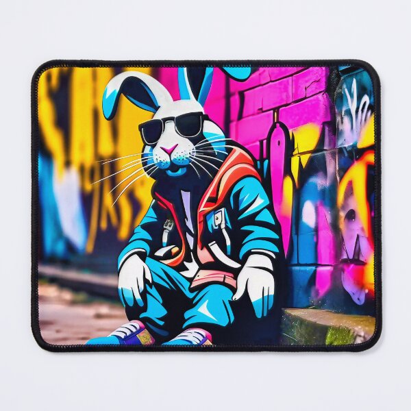 Item preview, Urban graffiti street art Rabbit designed and sold by Drone-tees.