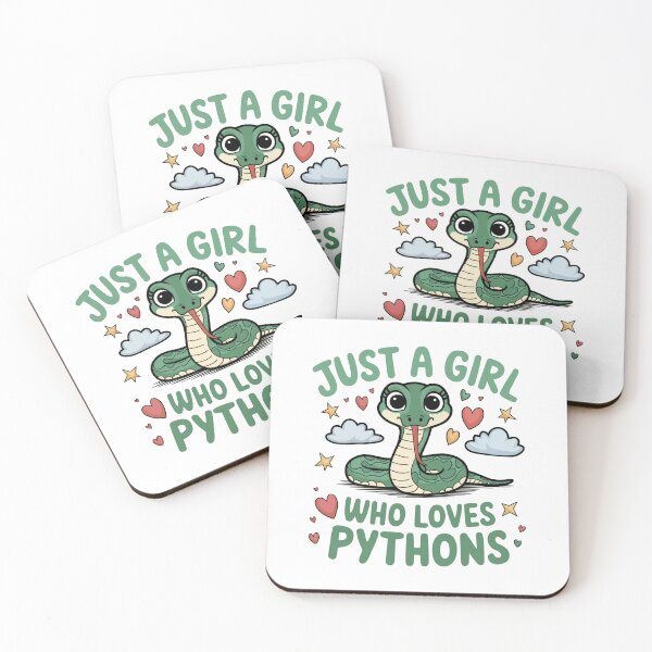 Item preview, Just a Girl Who Loves Pythons designed and sold by jkrphoto.