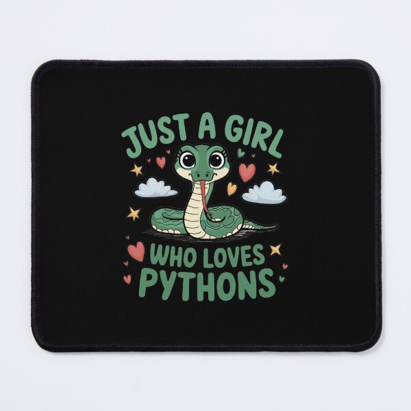 Item preview, Just a Girl Who Loves Pythons designed and sold by jkrphoto.