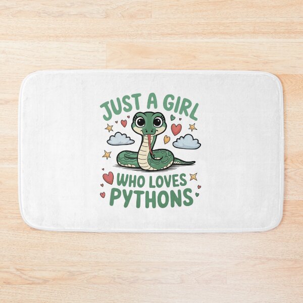 Item preview, Just a Girl Who Loves Pythons designed and sold by jkrphoto.