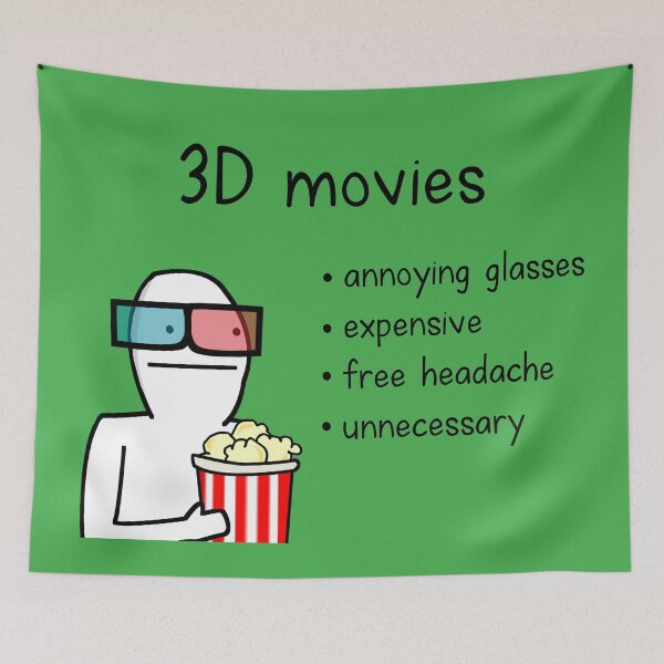 Item preview, Superfluous stereoscopic designed and sold by hungryfatcat.
