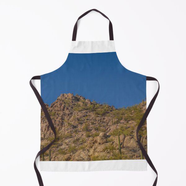 Item preview, A rugged desert landscape features rocky hills dotted with cacti under a clear blue sky designed and sold by EyezWatchin.