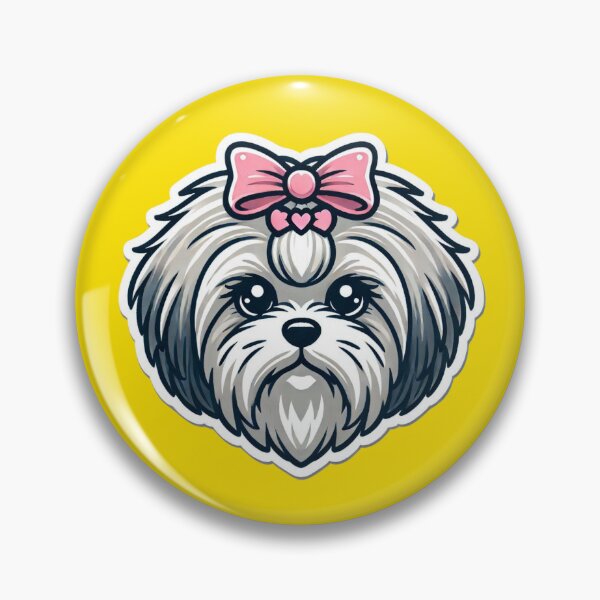 Item preview, Lhasa Apso Dog Head  designed and sold by ArtistEmbrace.