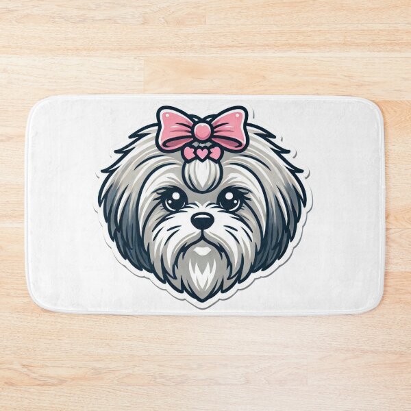 Item preview, Lhasa Apso Dog Head  designed and sold by ArtistEmbrace.