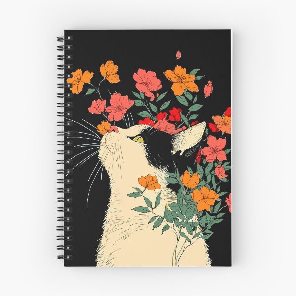 Item preview, Cat Among Blossoms designed and sold by Liededrom..