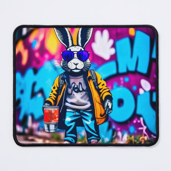 Item preview, Urban graffiti street art Rabbit designed and sold by Drone-tees.