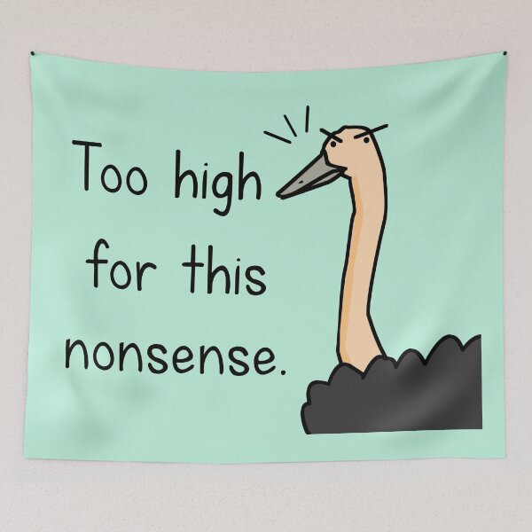 Item preview, Outrageous ostrich designed and sold by hungryfatcat.