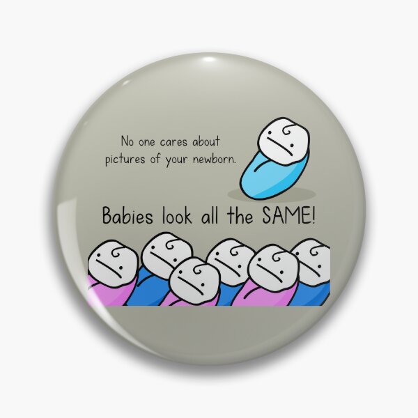 Item preview, Indifferent infant designed and sold by hungryfatcat.