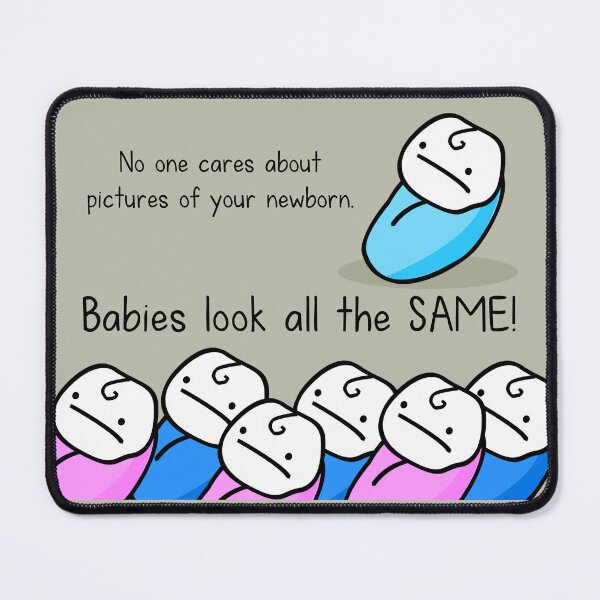 Item preview, Indifferent infant designed and sold by hungryfatcat.