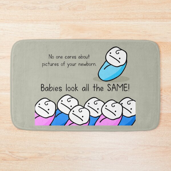 Item preview, Indifferent infant designed and sold by hungryfatcat.