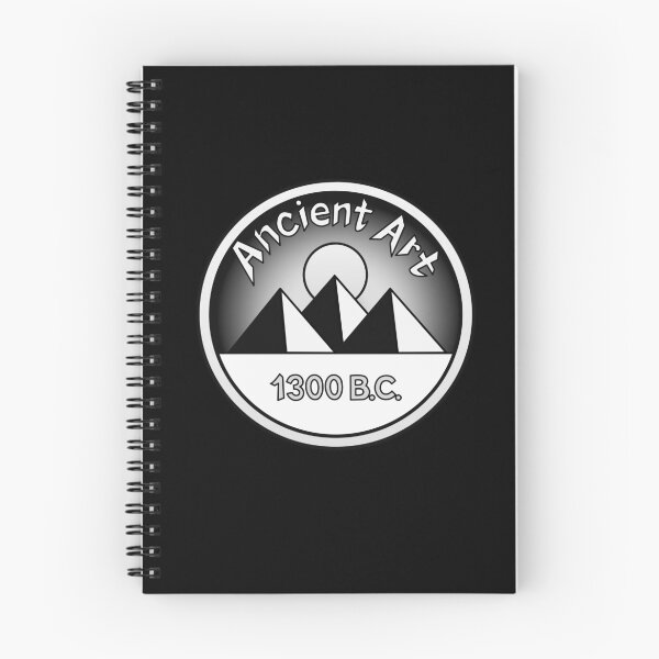 Item preview, Ancient Art 1300 B.C. Pyramids (black and white) designed and sold by Virtual Pathfinder.