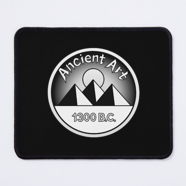 Item preview, Ancient Art 1300 B.C. Pyramids (black and white) designed and sold by Virtual Pathfinder.