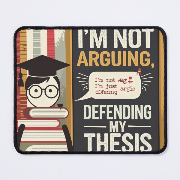 Item preview, I am not arguing, I am just defending my thesis ,paralegal  job designed and sold by RAZ1995.