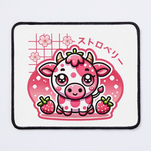 Item preview, Kawaii Strawberry Cow designed and sold by Hyunnibear.