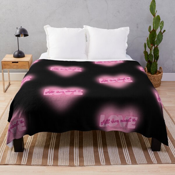 Item preview, All We Need is Love - Glowing Pink Heart designed and sold by FaeryNuff.