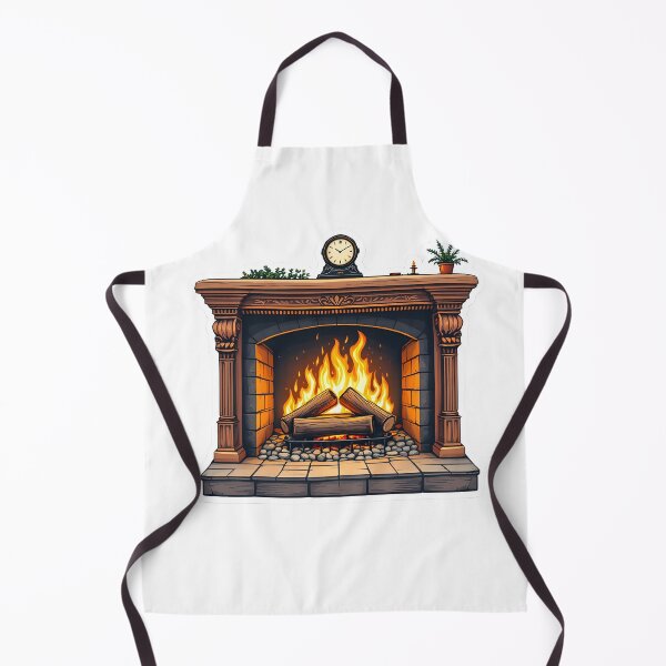 Item preview, Vintage Fireplace – Cozy and Nostalgic Design designed and sold by Vagabond Ventures25.