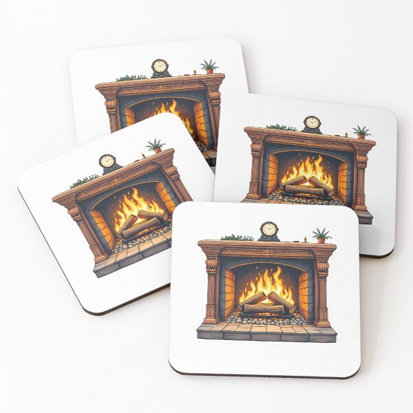 Item preview, Vintage Fireplace – Cozy and Nostalgic Design designed and sold by Vagabond Ventures25.