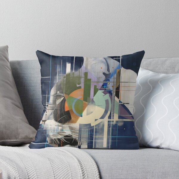 Item preview, abstract cat face designed and sold by javierparra.