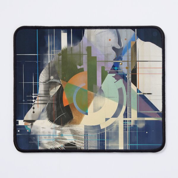 Item preview, abstract cat face designed and sold by javierparra.