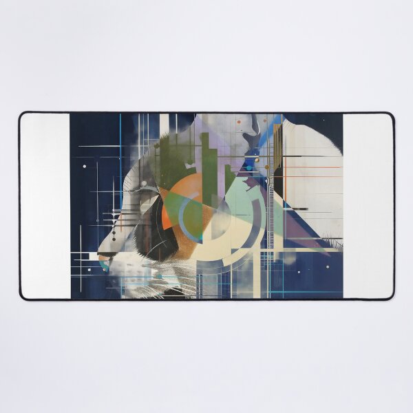 Item preview, abstract cat face designed and sold by javierparra.