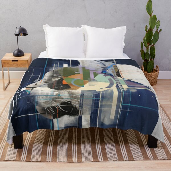 Item preview, abstract cat face designed and sold by javierparra.