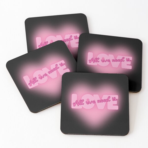 Item preview, All We Need is Love - Glowing Pink Heart designed and sold by FaeryNuff.