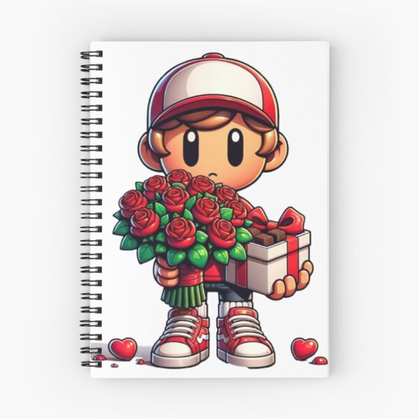 Item preview, Sweet Boy With Gift and Roses designed and sold by KolinBoy.