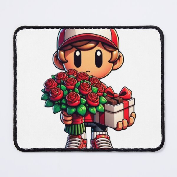 Item preview, Sweet Boy With Gift and Roses designed and sold by KolinBoy.