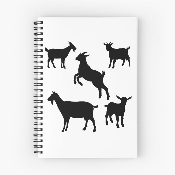 Item preview, Lispe Goat Group Black Silhouttes designed and sold by Lispe-Designs.