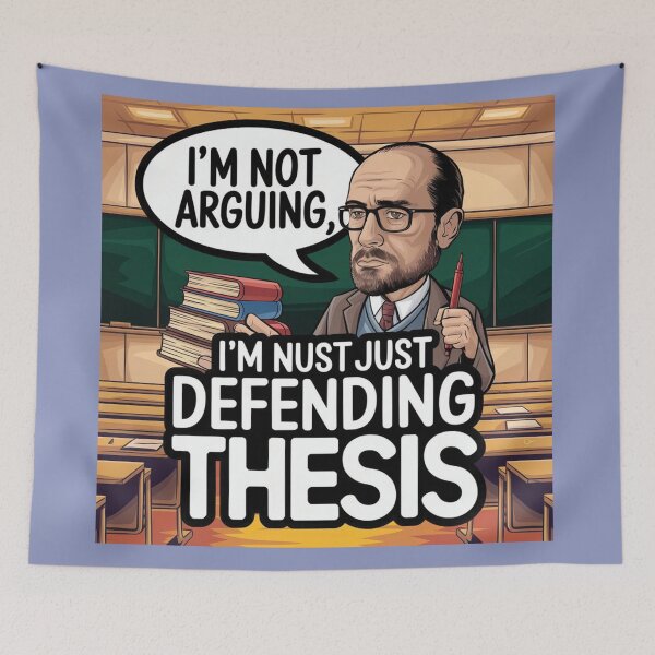 Item preview, I am not arguing, I am just defending my thesis ,paralegal  job designed and sold by RAZ1995.