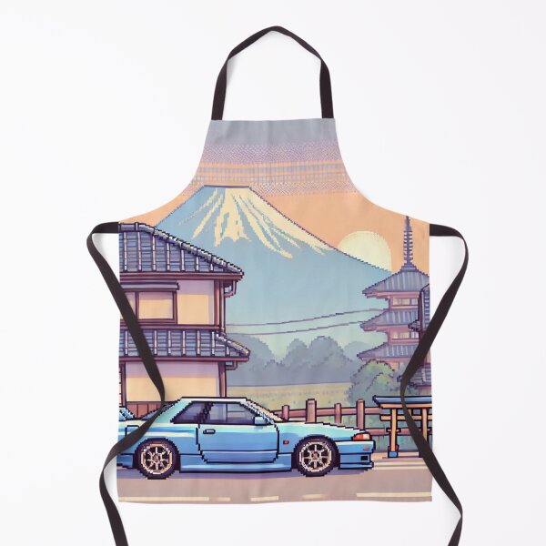 Artikelvorschau, Nissan Skyline R33 JDM Berg Pixel Art entworfen und verkauft von Stefan Slater.