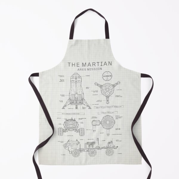 Item preview, The Martian - Ares Mission (Light Ivory Blueprint) designed and sold by BGALAXY.