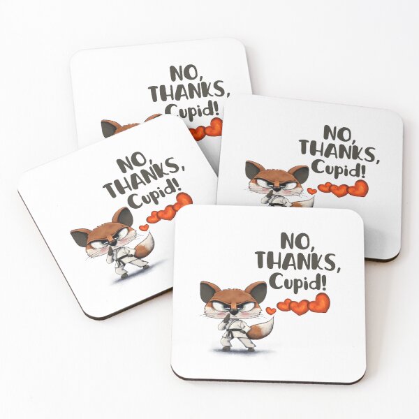 Item preview, No, thanks, Cupid!  designed and sold by alies-art.