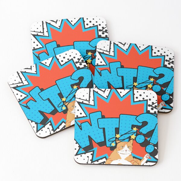 Item preview, W.T.F. CAT,cool design designed and sold by SportThreadz.