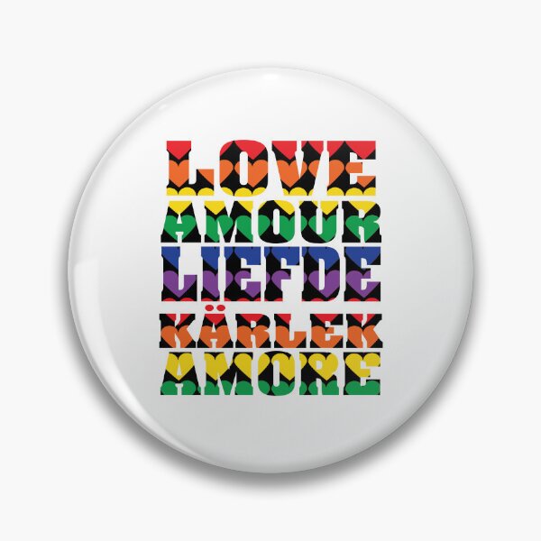 Item preview, Love Many Languages Hearts Rainbow designed and sold by ValeriesGallery.