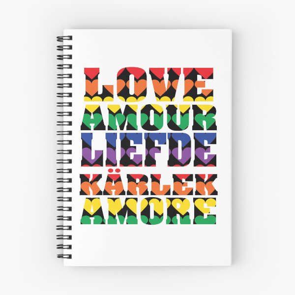 Item preview, Love Many Languages Hearts Rainbow designed and sold by ValeriesGallery.