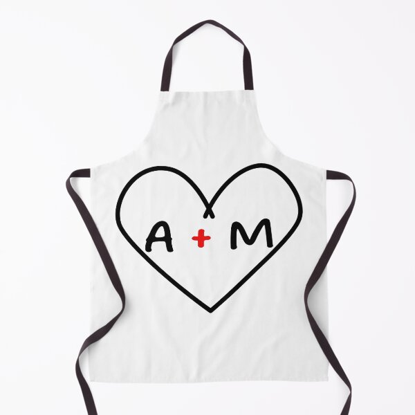 Item preview, A plus M Initials in a Heart | Cute Couples Decoration | Unique Gift Idea designed and sold by Printastic Digital .