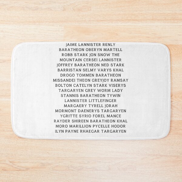 Item preview, All the people who died in Game of Thrones designed and sold by Hobsquable.