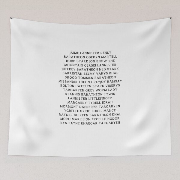 Item preview, All the people who died in Game of Thrones designed and sold by Hobsquable.
